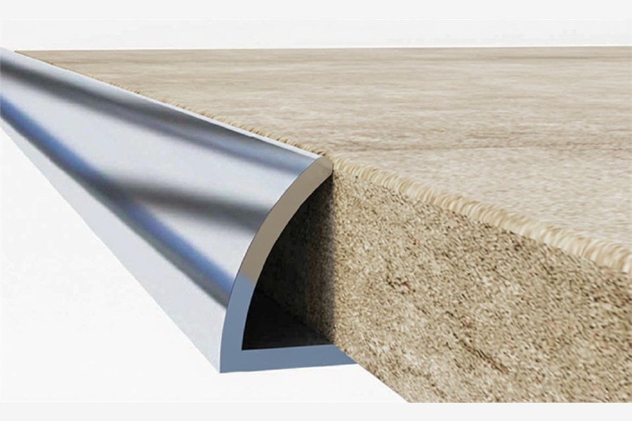 Round Edge Aluminium - 2.5 metre lengths — Aluminium Tile Trims & Edges
