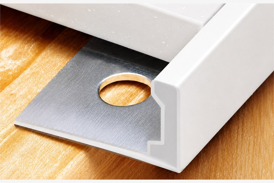 Straight Edge Aluminium - 2.5 metre lengths — Aluminium Tile Trims & Edges