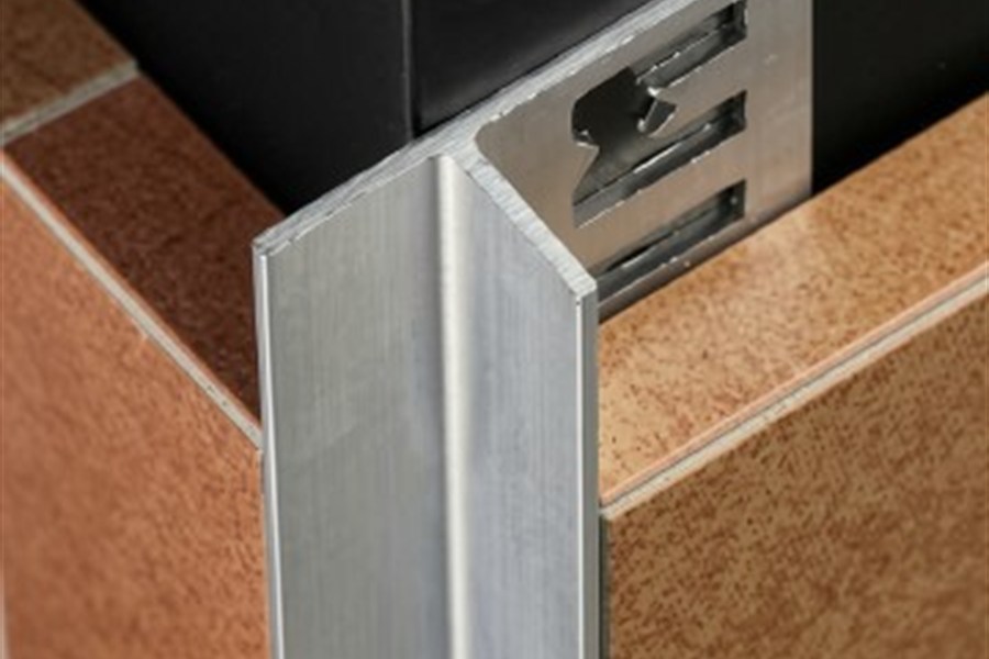 Tile In Internal Corner Protector Aluminium - 12mm — Aluminium Tile Trims & Edges