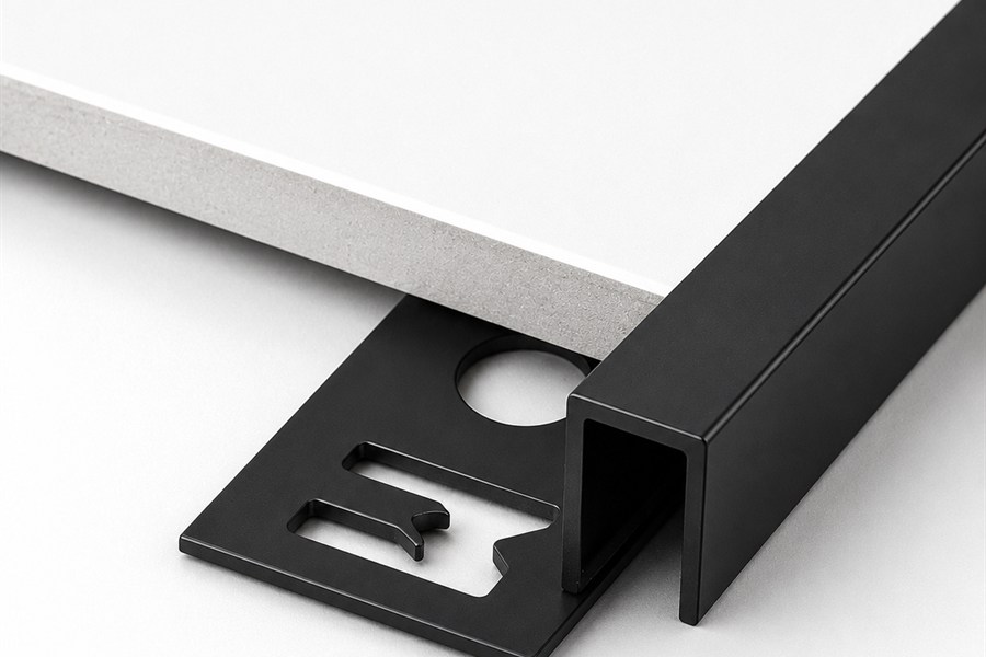 Square Edge Anodised / Powder Coated - 2.5 metre lengths — Aluminium Tile Trims & Edges